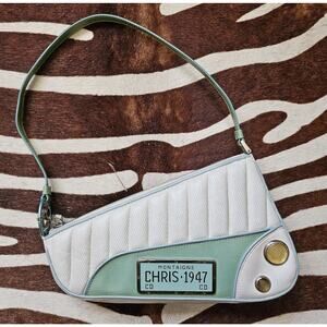 Rare Vintage Dior Cadillac Montaigne Saddle 1947 Shoulder Bag